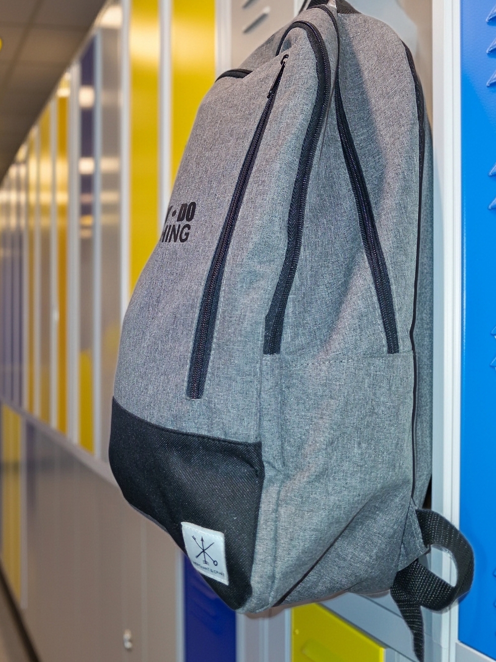 MERCHANT & CRAFT Classic Grey Backpack with Black Base
